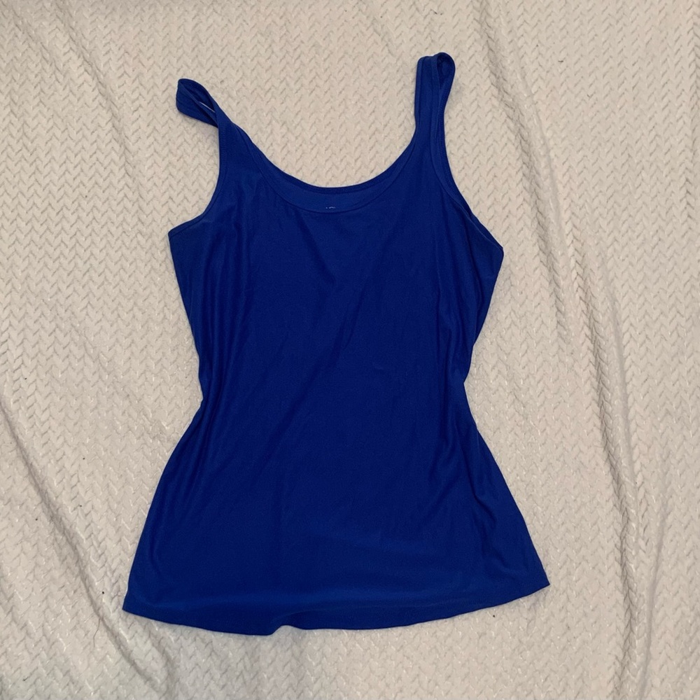 plain nobo sky blue tank
